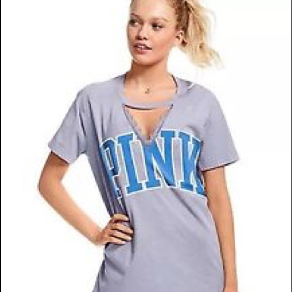 Victoria’s Secret Pink tee with built in v cut